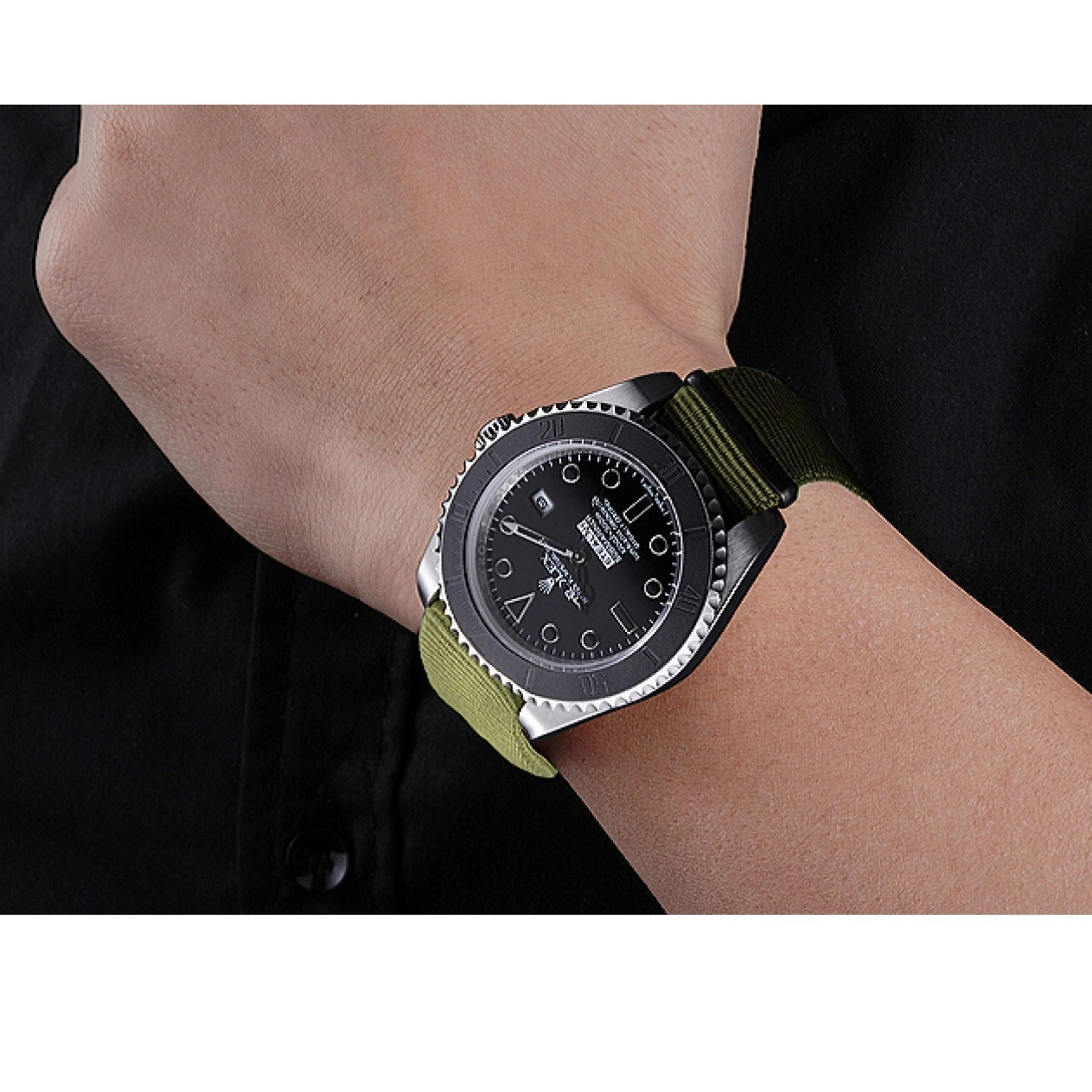 AAA Replica Watches Rolex Submariner 621990 Olive Stealth 0602